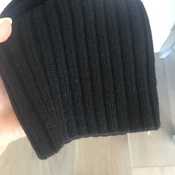 Elie Tahari : Leather and knitted black jacket - Picture 6 of 8